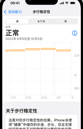 资中iPhone手机维修如何在iPhone开启'步行稳定性通知'