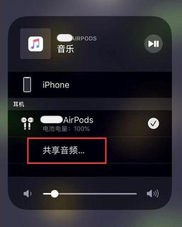 资中苹果14音频维修点分享iPhone14音频共享设置方法 