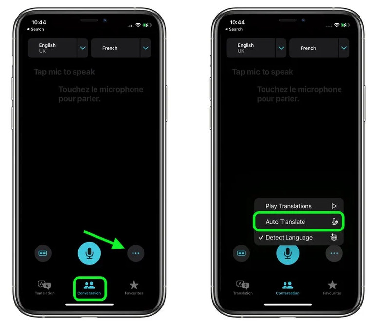 资中苹果手机维修分享iOS 15 “翻译” App 新改进 